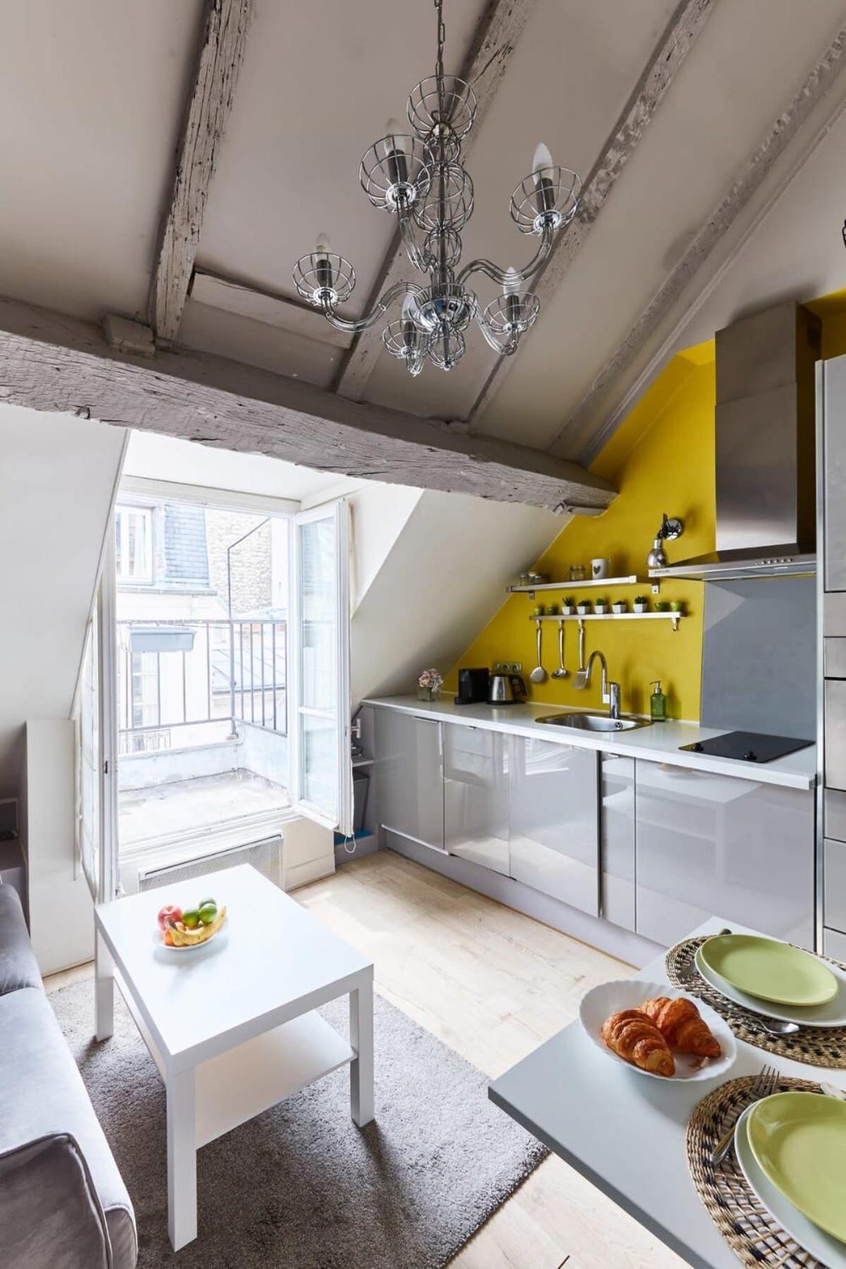 Appartement Vosges 1Br Cozy à Paris Extérieur photo